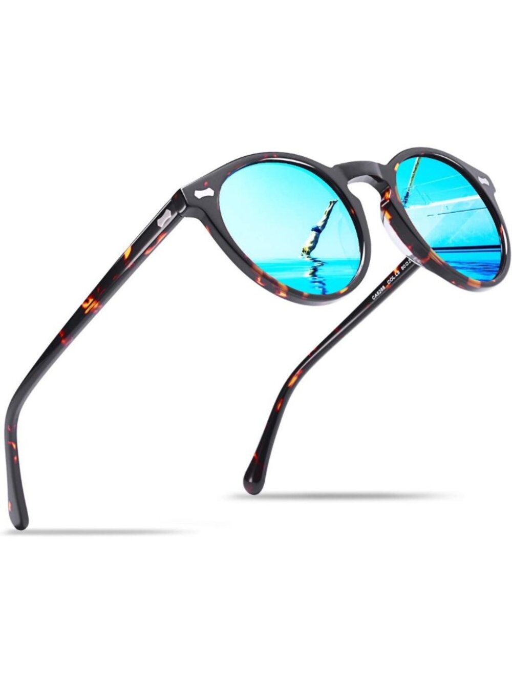 Retro Polarized Sunglasses for Men | UV400 Protection | Stylish & Durable